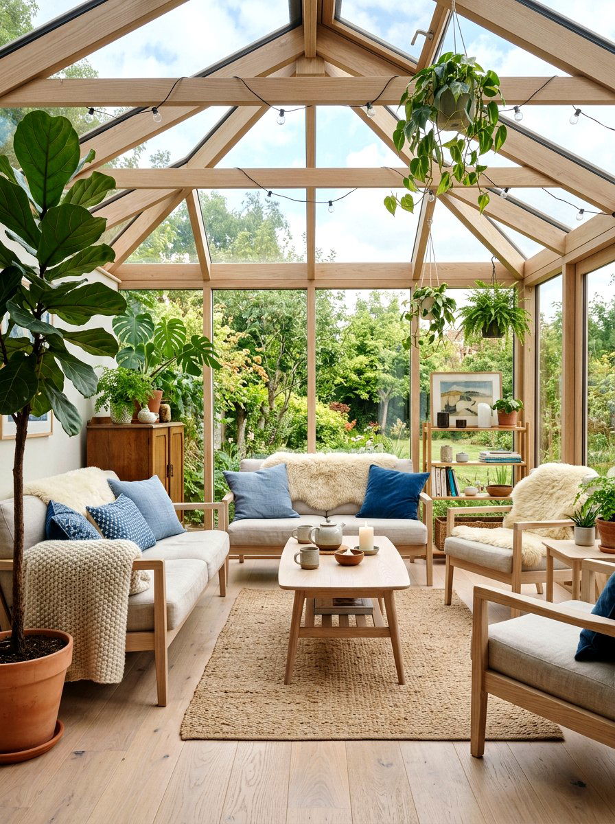 Scandinavian conservatory - 30 conservatory ideas
