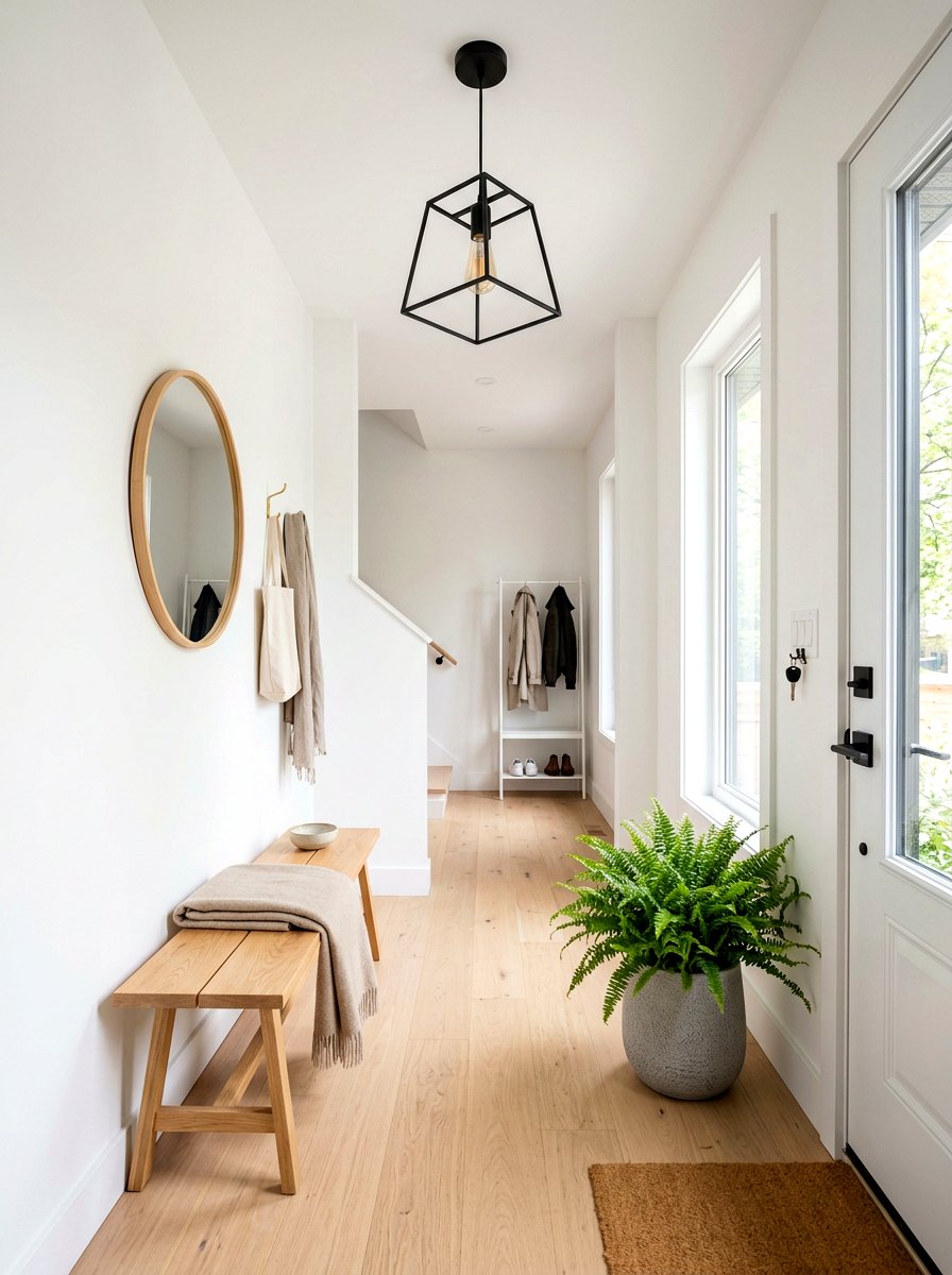 Scandinavian entry style - 30 charming stoop decor ideas