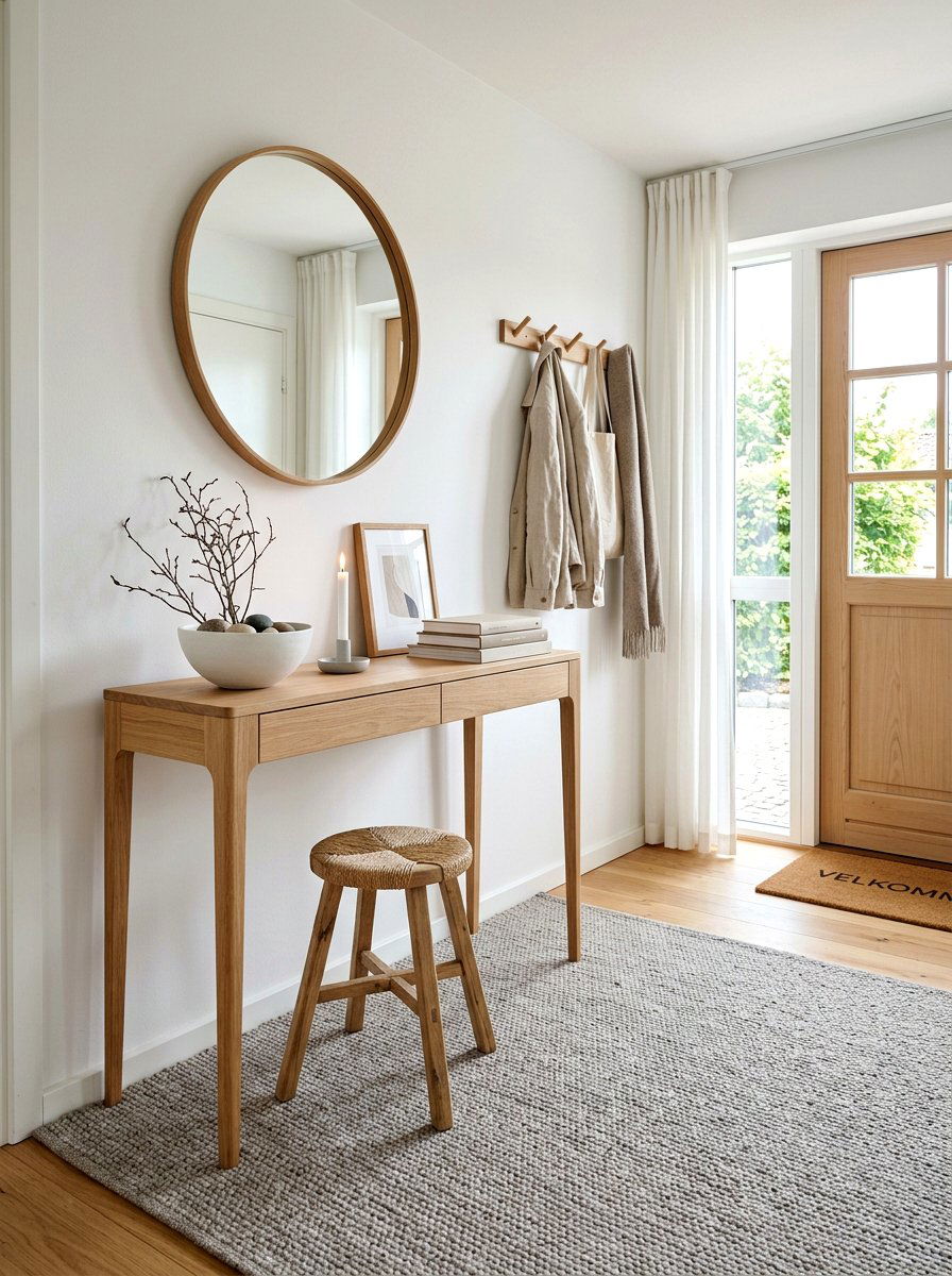Scandinavian entryway furniture - 30 entryway decor ideas