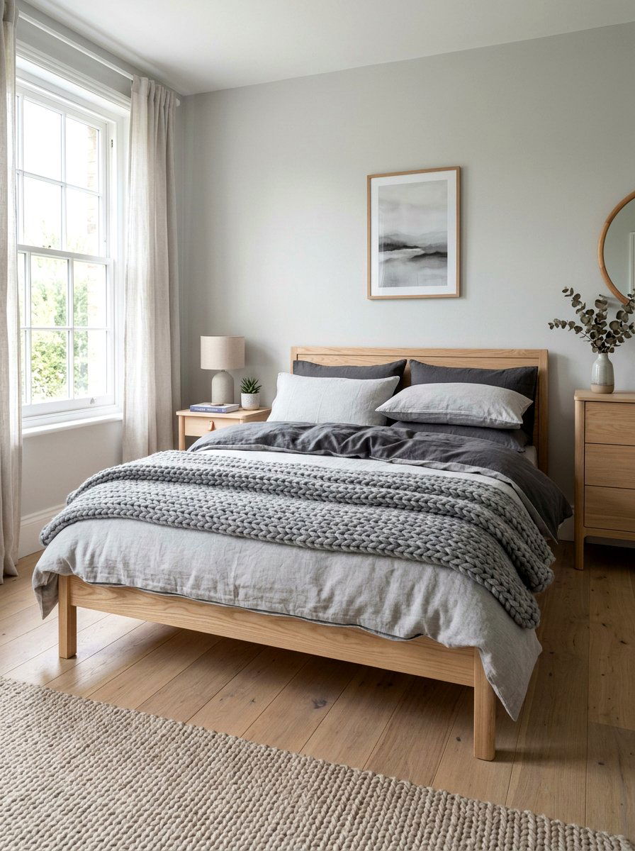 Scandinavian gray bedding - 30 designer duvet styling ideas