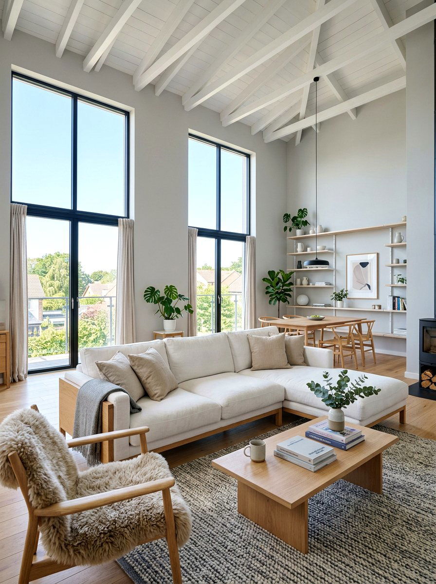 Scandinavian loft style - 30 loft apartment ideas