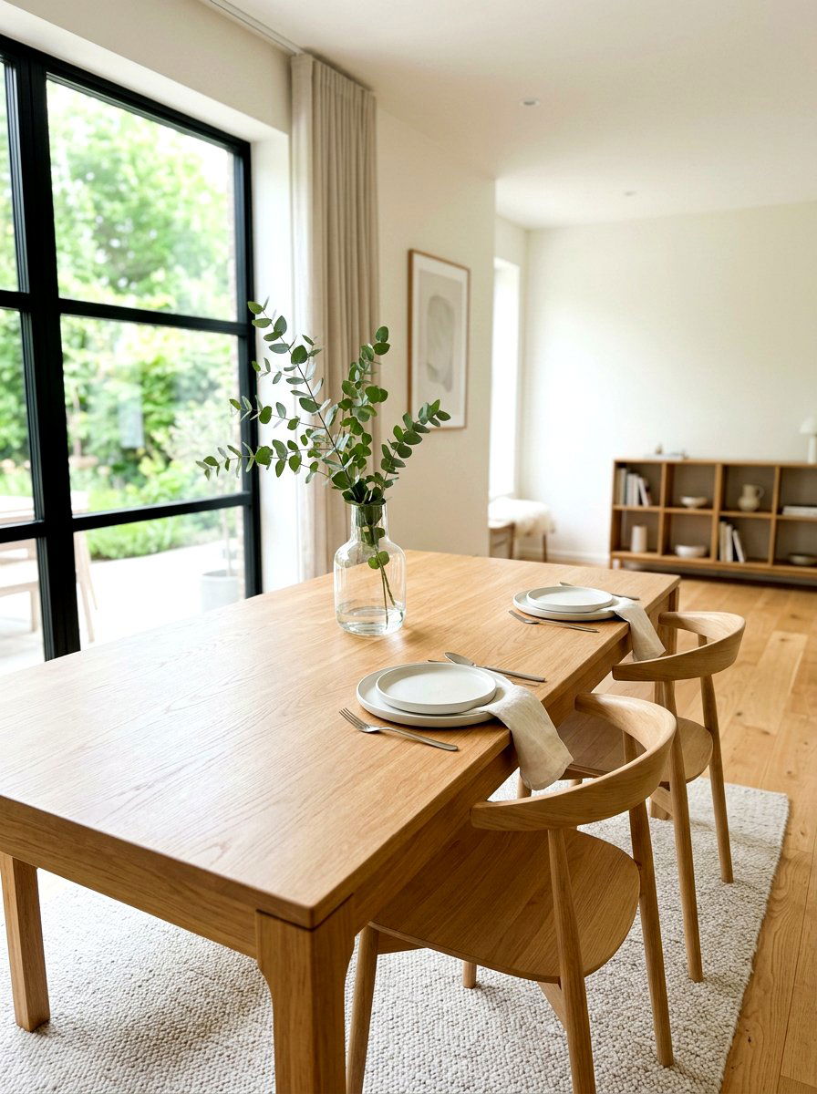 Scandinavian minimalist table - 30 New Year brunch table ideas