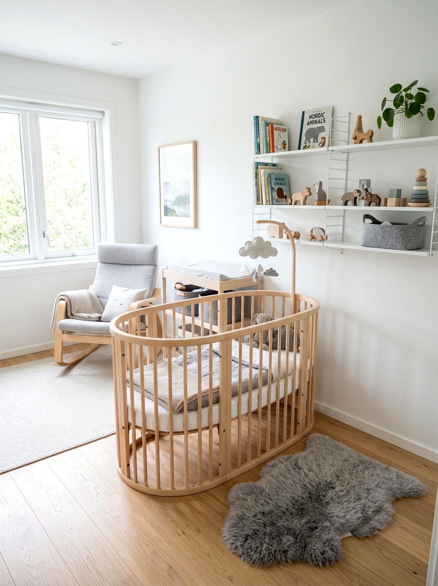Scandinavian nursery - 30 collected nursery decor ideas