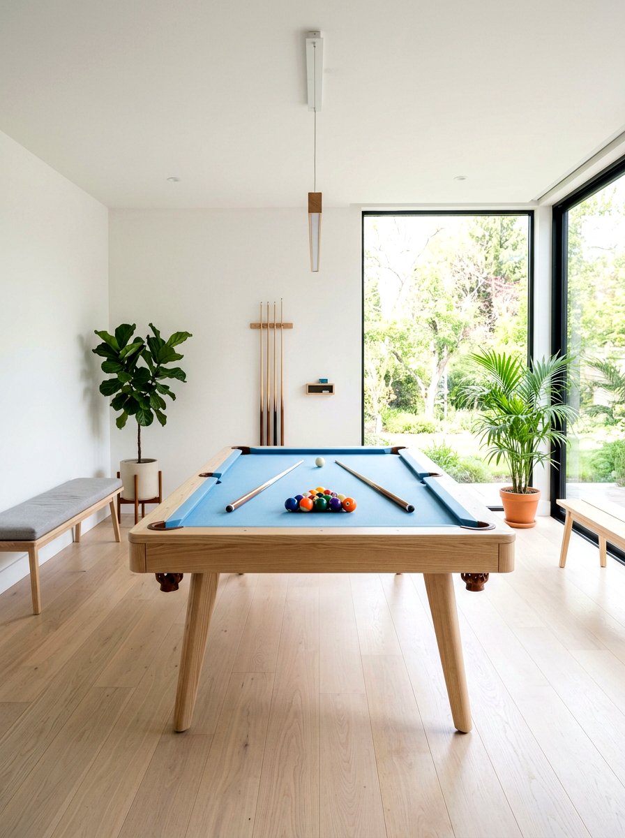 Scandinavian pool room - 30 billiards room ideas