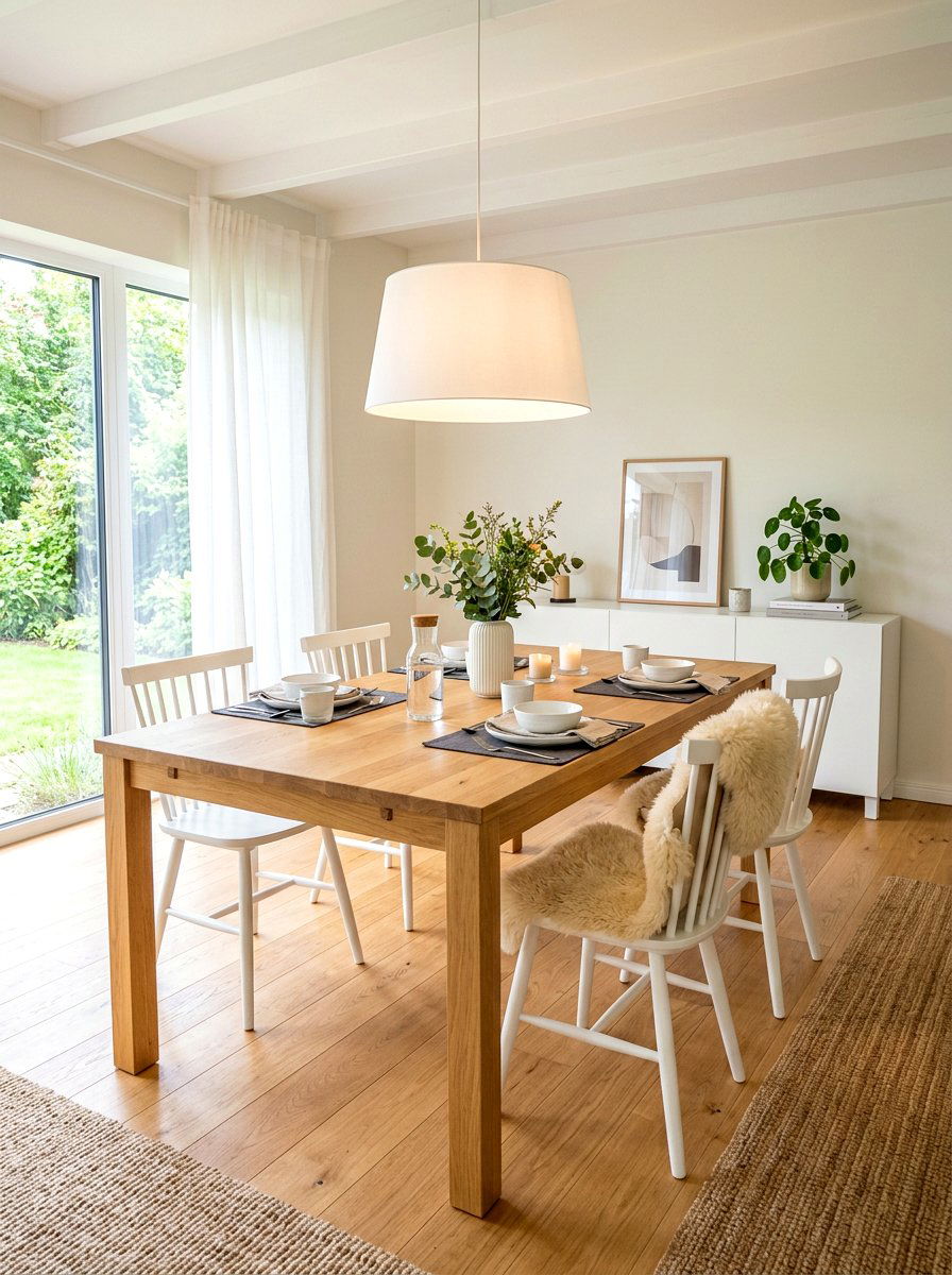 Scandinavian rectangular dining room - 30 rectangular dining room ideas