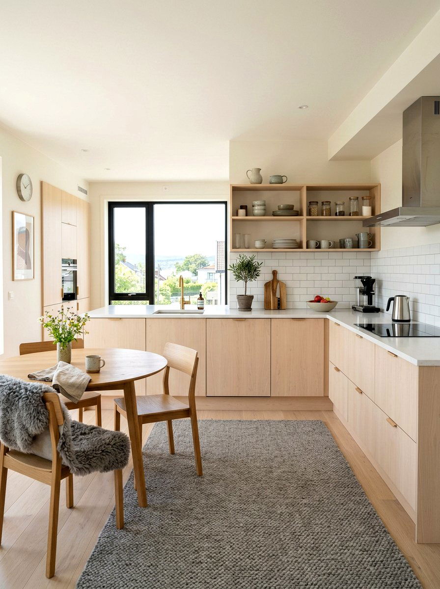 Scandinavian rental kitchen - 30 rental kitchen glow up ideas