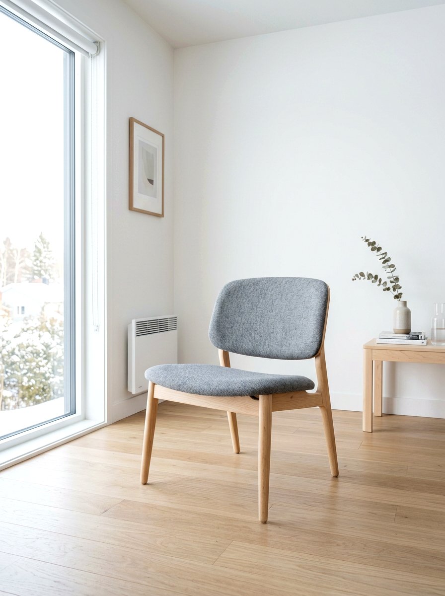 Scandinavian style armless chair - 30 armless chair living room ideas