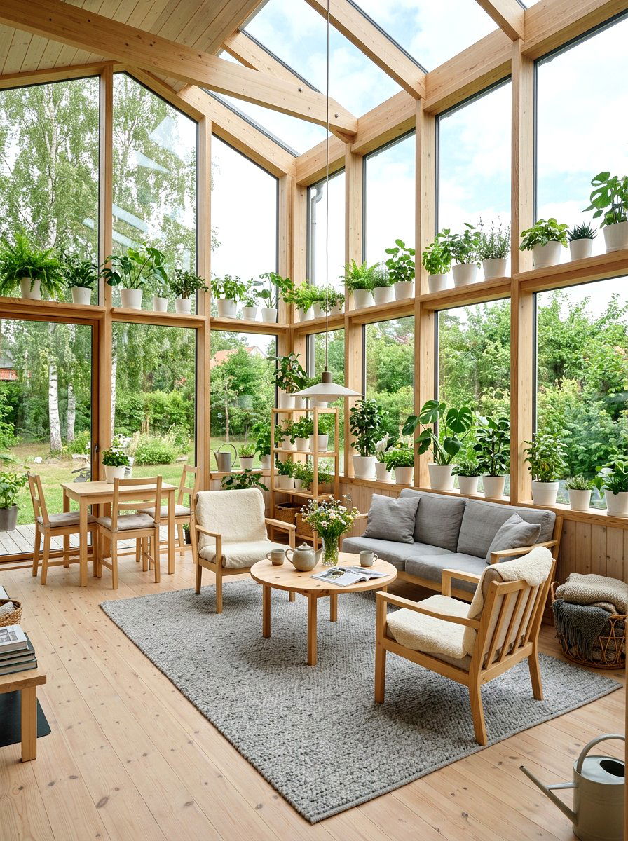 Scandinavian sunroom - 30 modern sunroom ideas