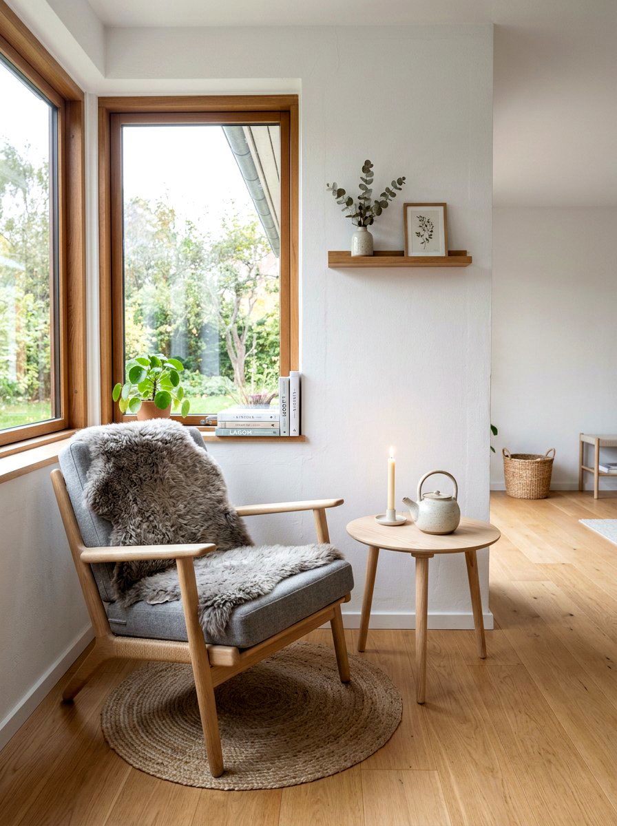 Scandinavian tea nook - 30 tea and journaling corner ideas