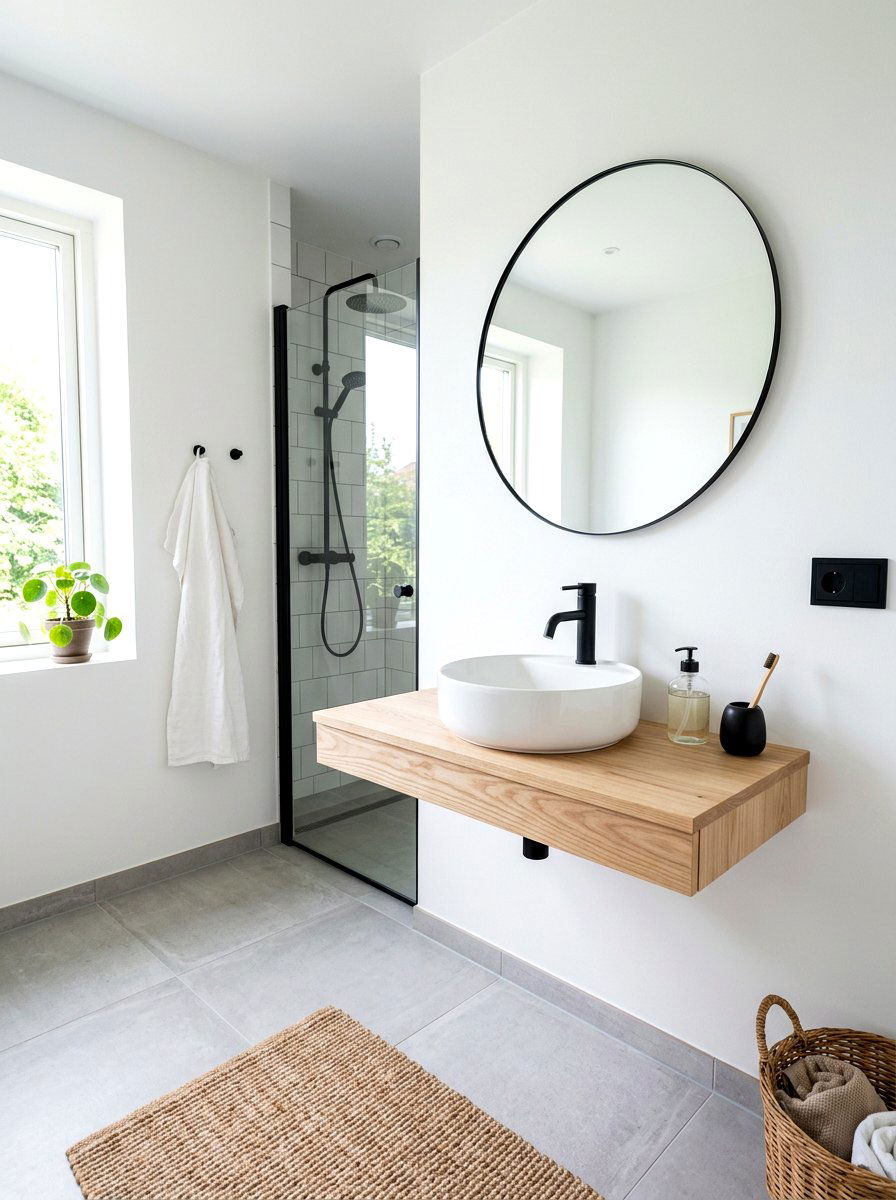 Scandinavian vessel sink bathroom - 30 vessel sink bathroom ideas