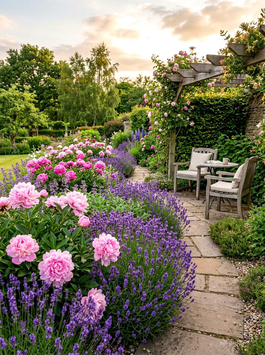 Scented Perennial Border - 30 perennial border ideas