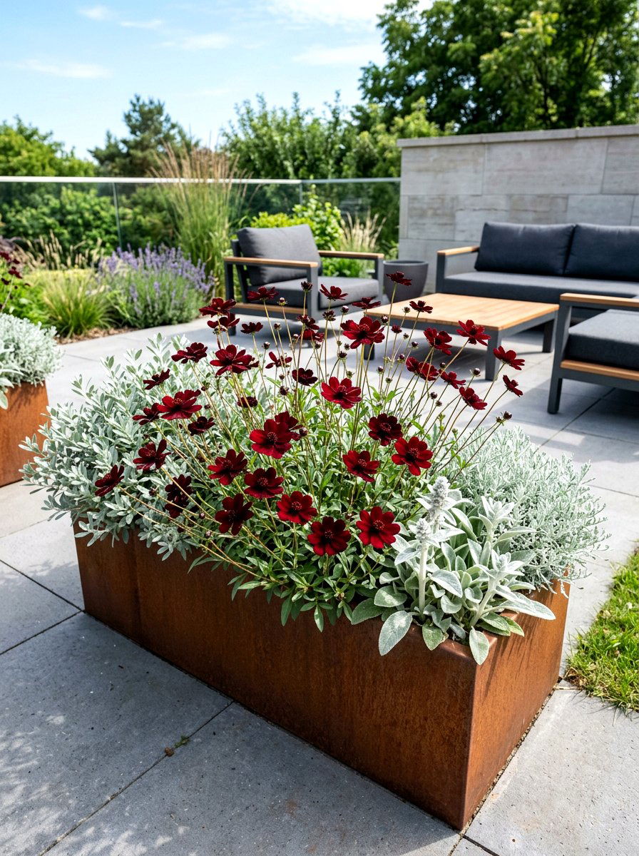 Scented chocolate cosmos plants - 30 fragrance garden backyard ideas