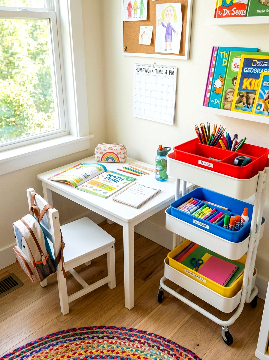School supply labels - 30 label organization ideas
