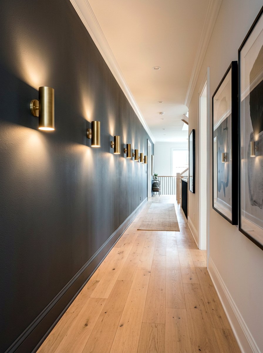 Sconce Wall Lighting - 30 hallway decor ideas
