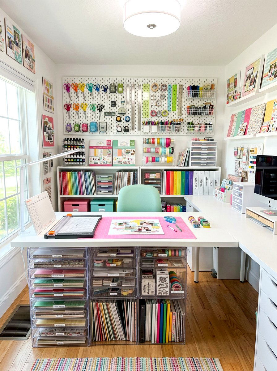 Scrapbooking Room - 30 hobby room ideas