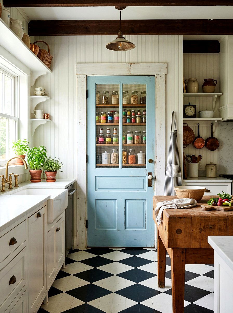 Screen Pantry Door - 30 pantry door ideas