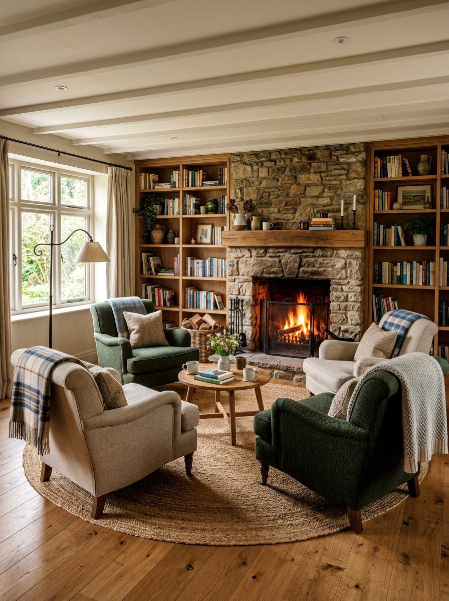 Screen free sitting area - 30 friction maxxing home ideas