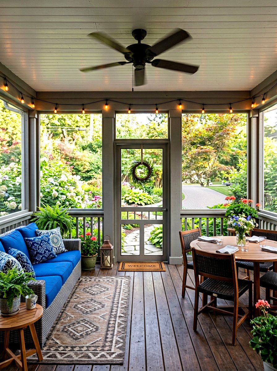 Screened Front Porch - 30 front porch entry ideas