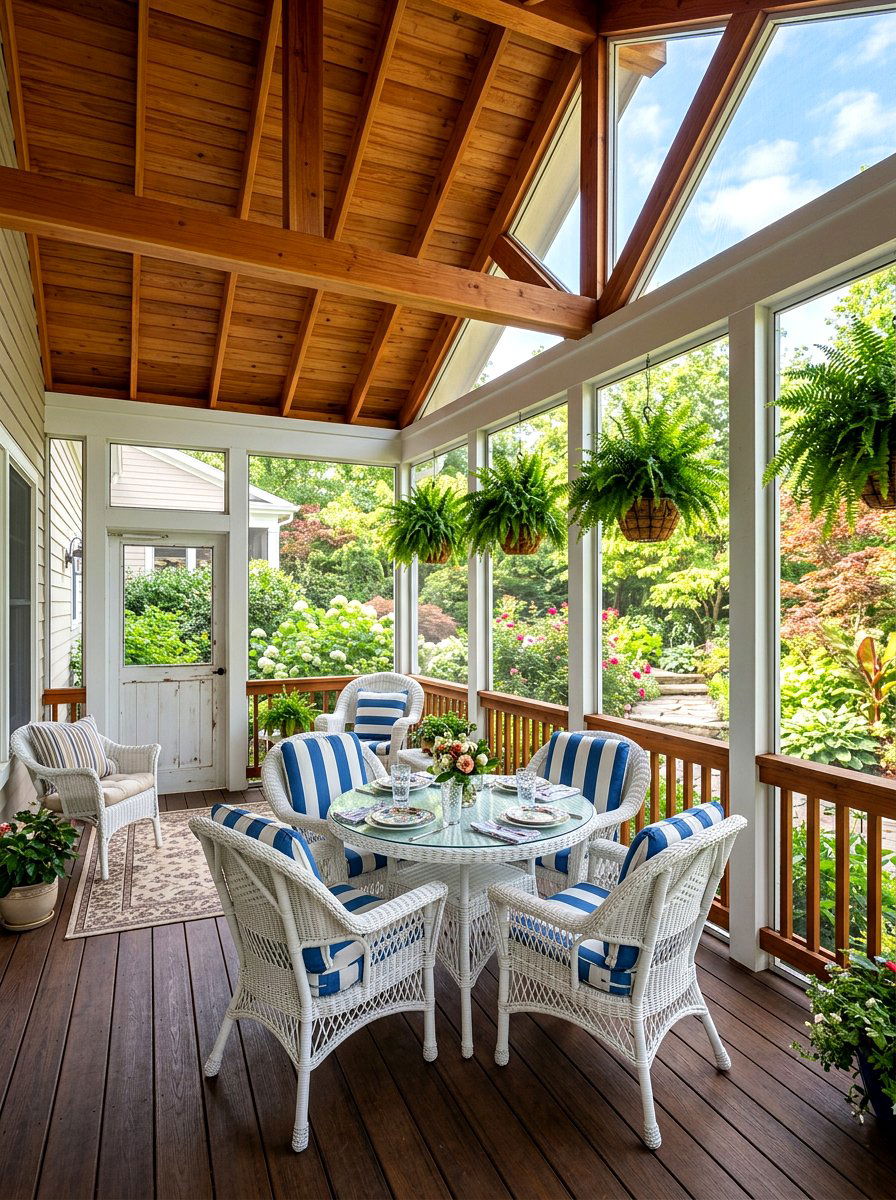 Screened In Back Deck - 30 covered deck ideas