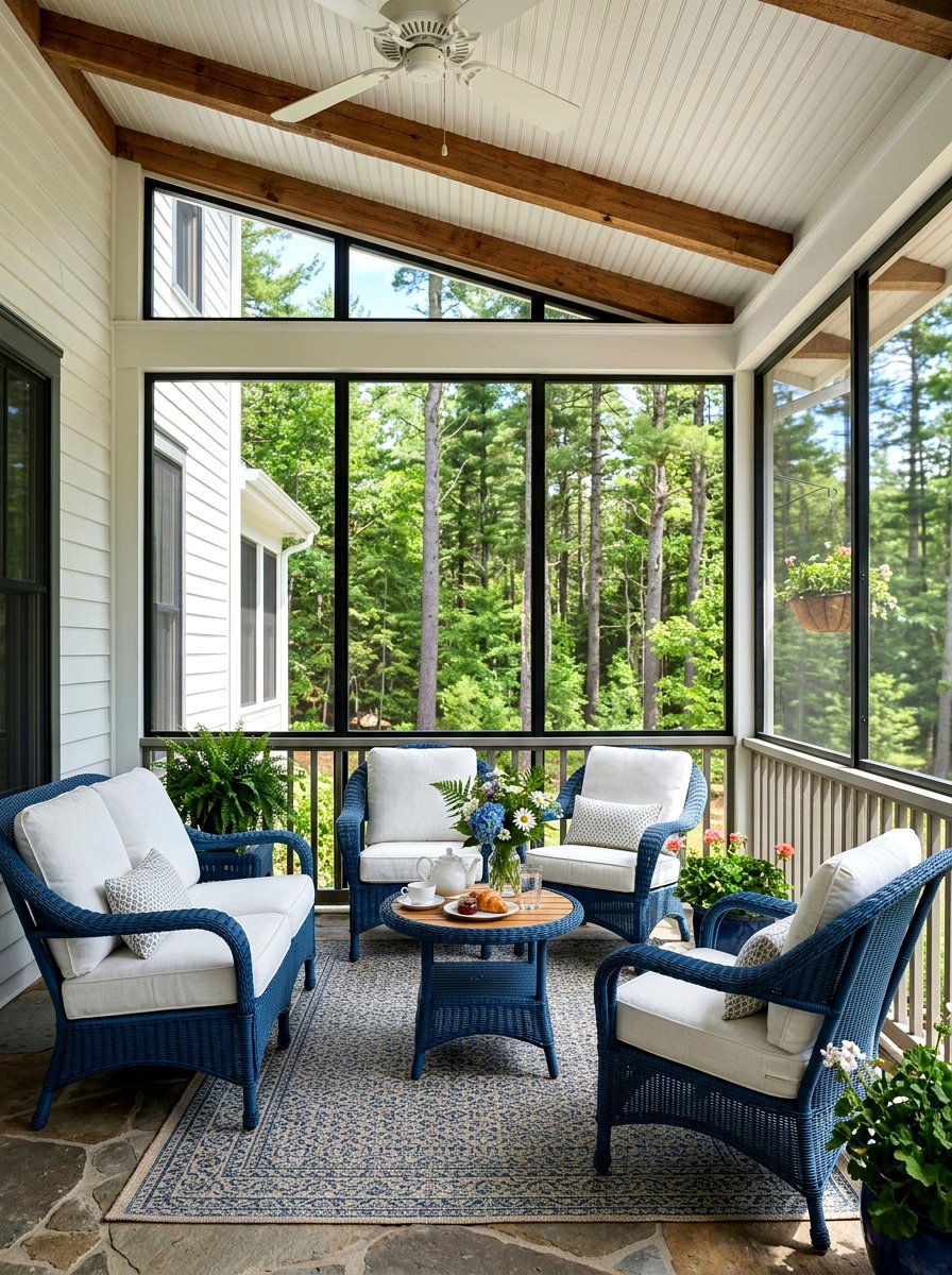 Screened In Breakfast Porch - 30 indoor outdoor breakfast room ideas