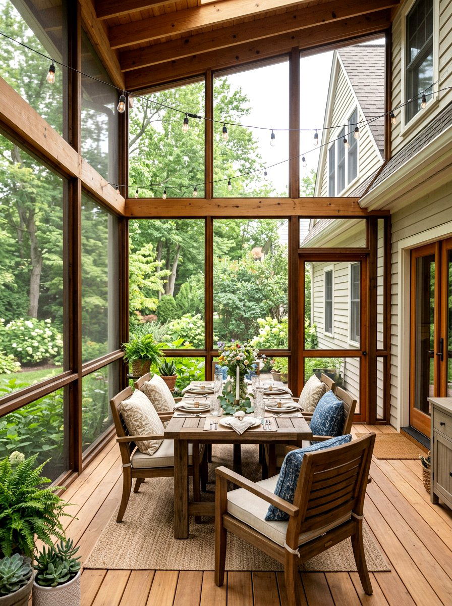 Screened In Deck Dining - 30 deck dining zone ideas