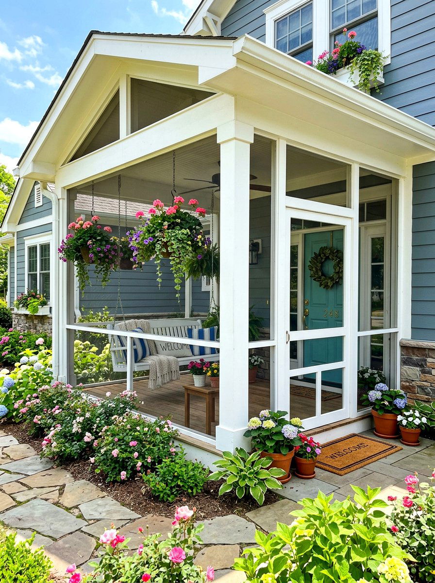 Screened In Front Porch - 30 screened patio enclosure ideas