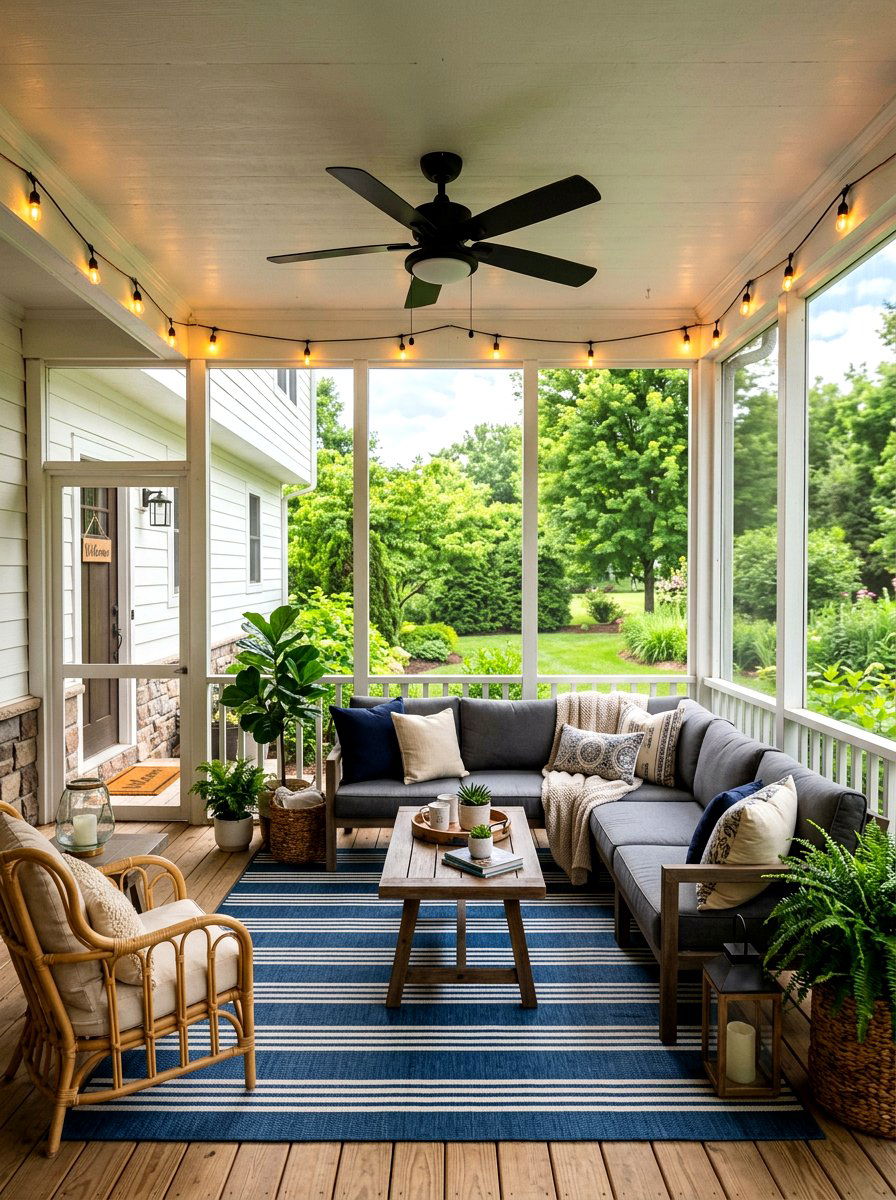 Screened In Front Porch - 30 porch entry ideas