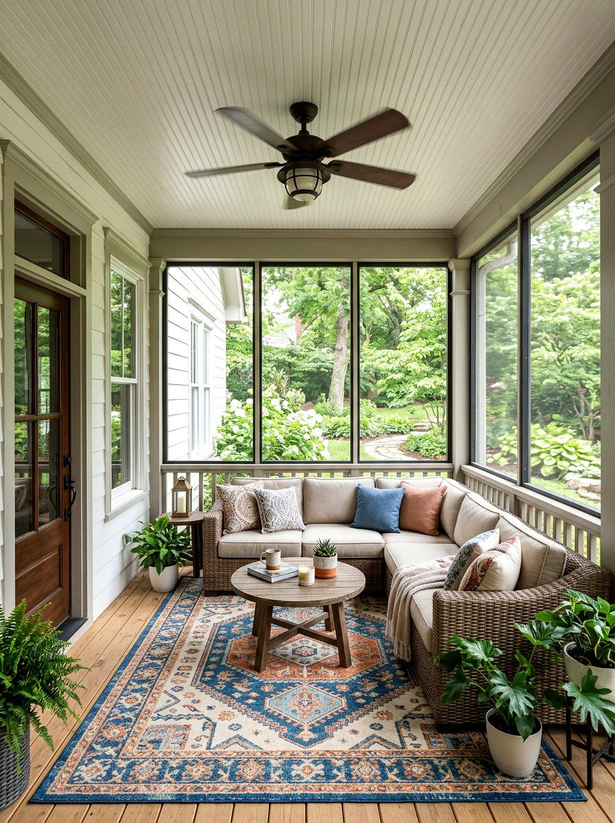 Screened In Front Porch - 30 charming front porch ideas aesthetic