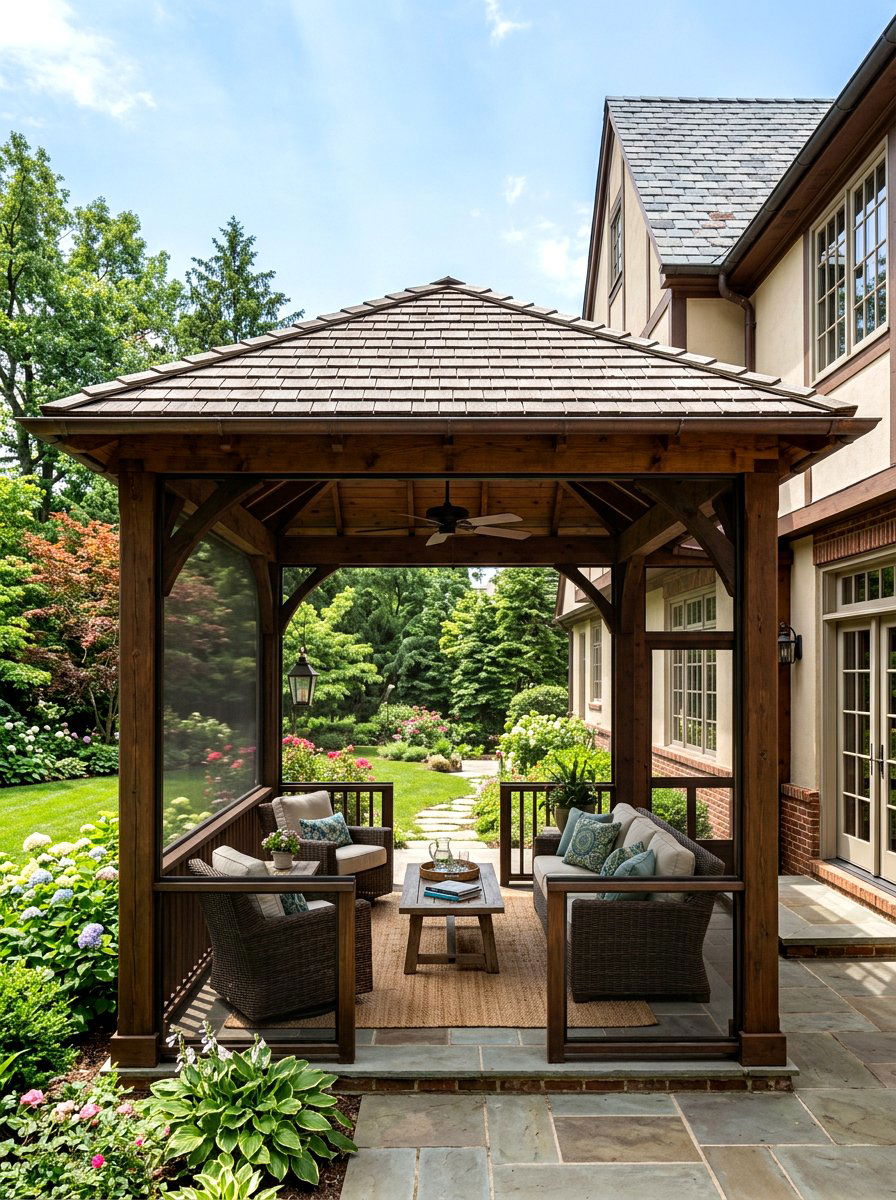 30 Attached Pavilion Ideas for Stylish Outdoor Gatherings