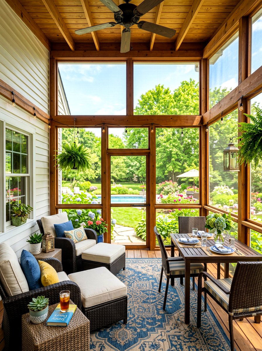 Screened In Porch - 30 summer house decor ideas viral