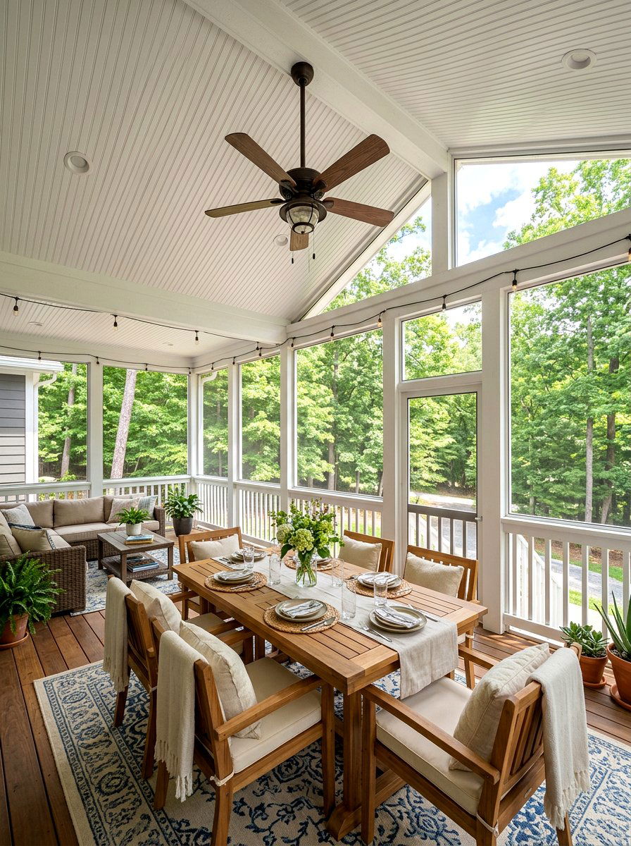 Screened In Porch Beadboard - 30 beadboard ceiling ideas