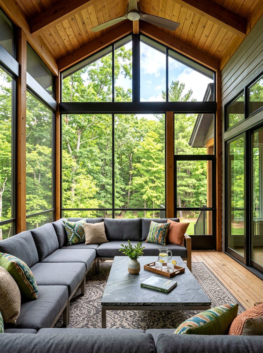 Screened In Porch Lounge - 30 conversation seating ideas