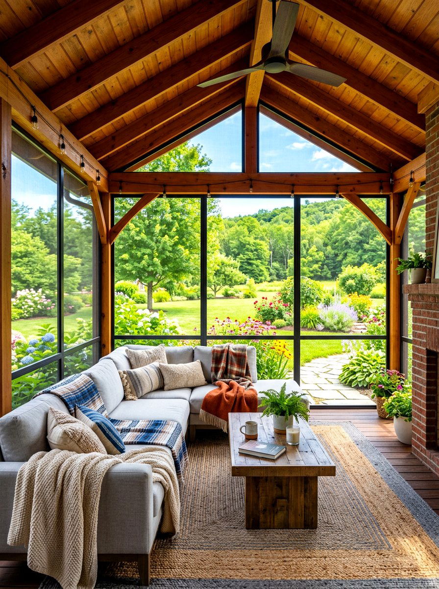 Screened In Porch Sectional - 30 outdoor sectional layout ideas