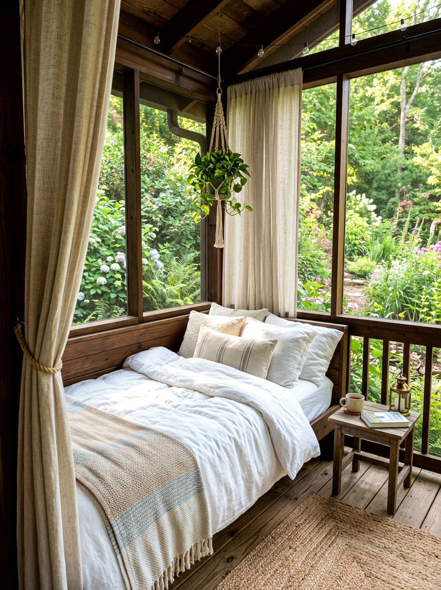 Screened In Porch Sleeping Nook - 30 screened in porch ideas