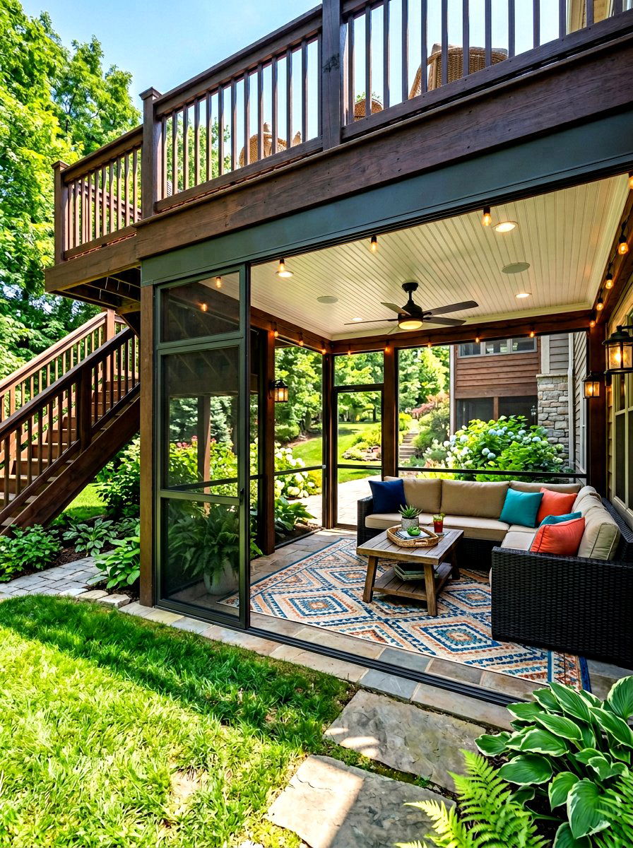 Screened In Porch Under Deck - 30 screened in porch ideas