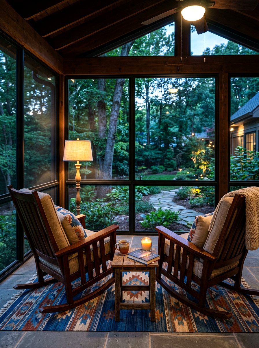 Screened Porch Rocking Chair - 30 rocking chair porch styling ideas