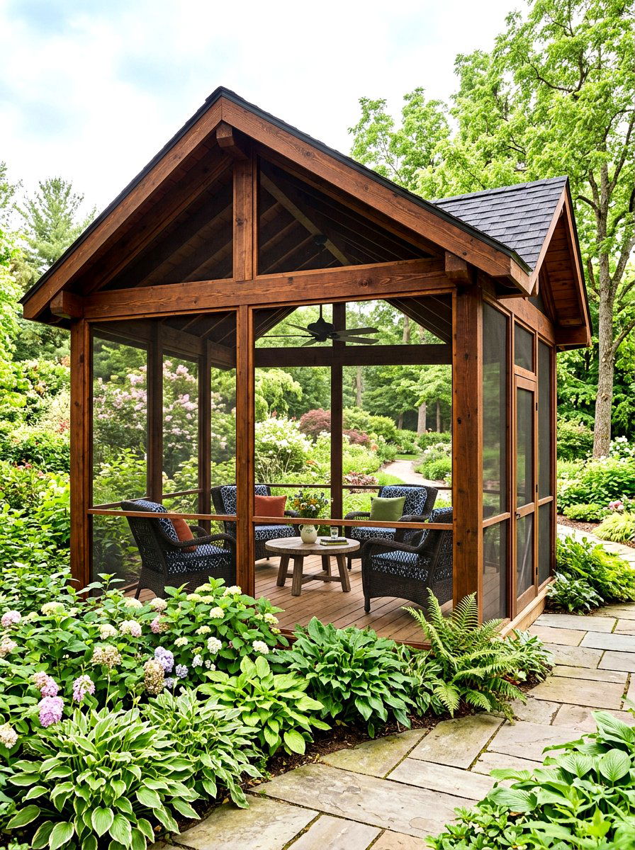 30 Wood Pavilion Patio Ideas for Outdoor Relaxation All Summer