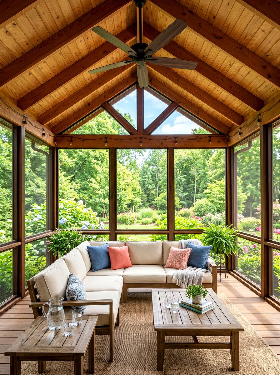Screened in deck porch - 30 deck shade ideas