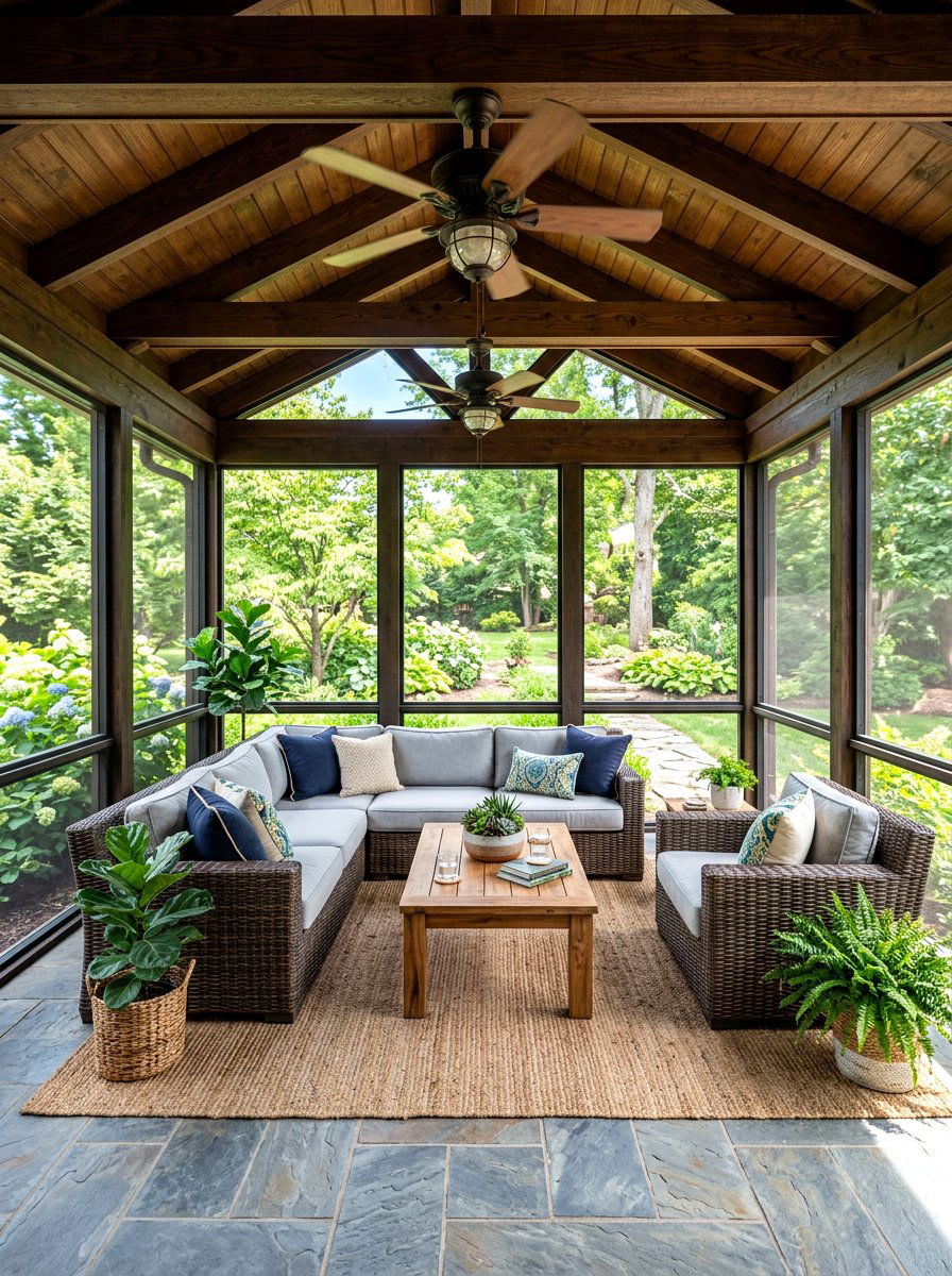 Screened in porch - 30 enclosed porch ideas