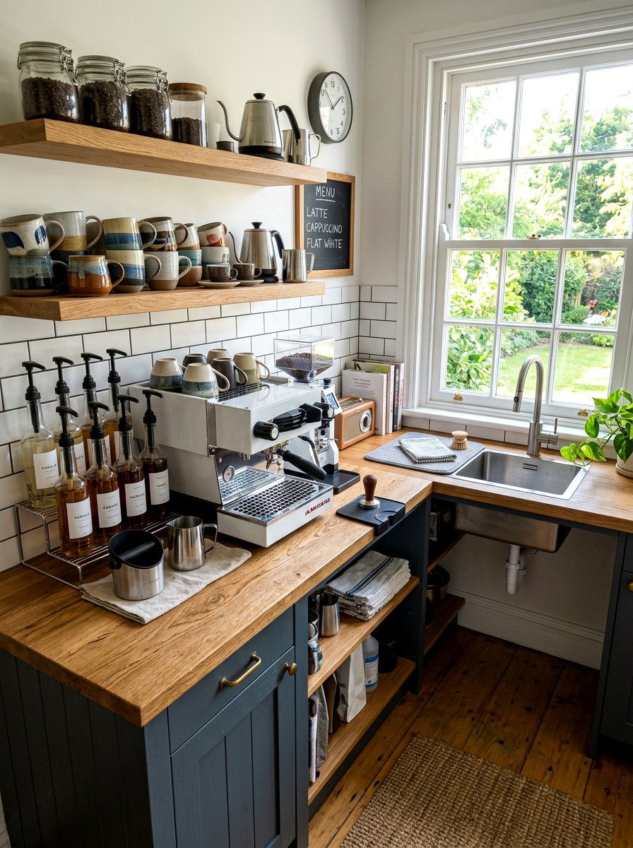 Scullery Coffee Station - 30 scullery pantry ideas
