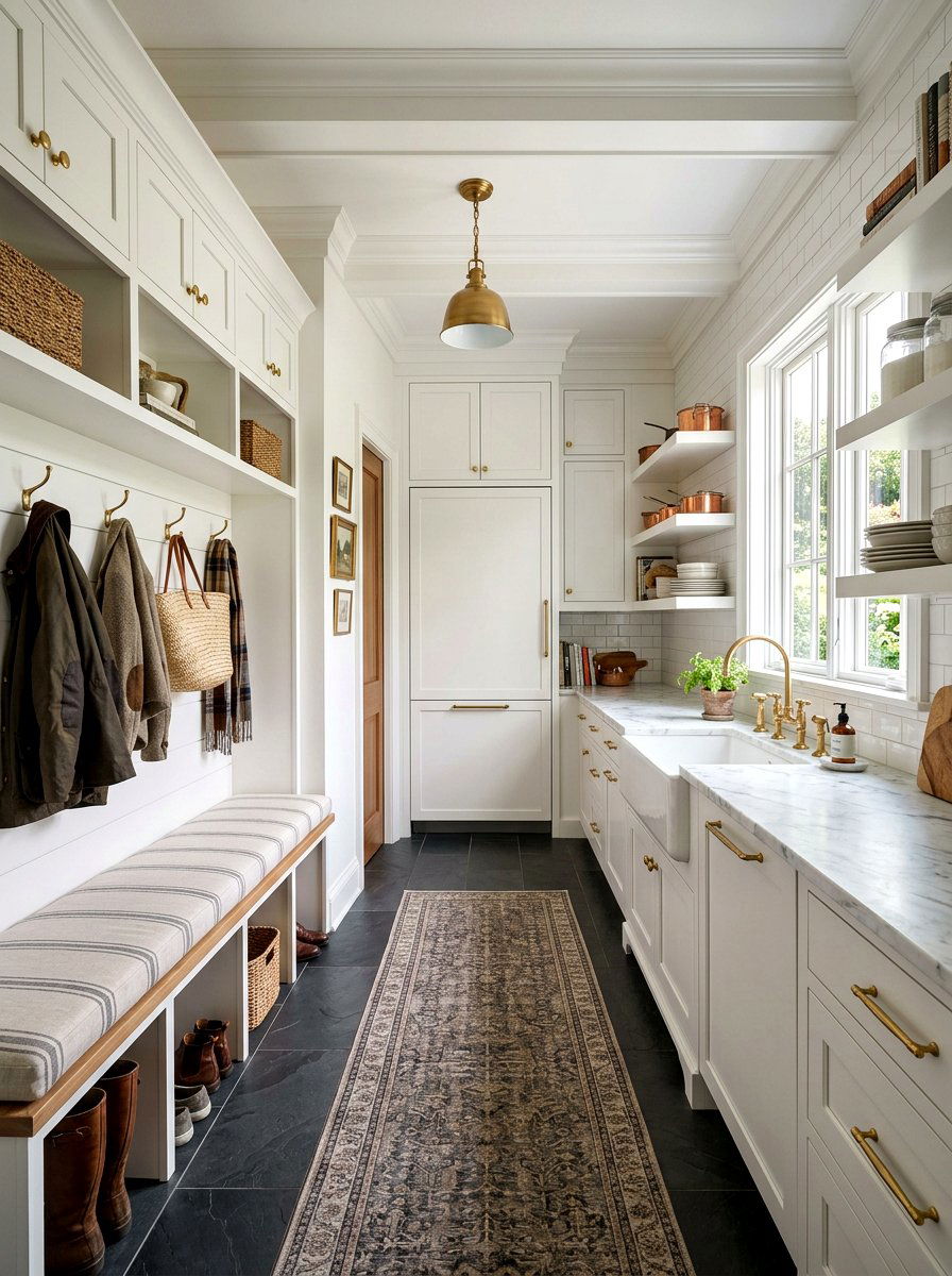 Scullery Mudroom Hybrid - 30 English mudroom ideas