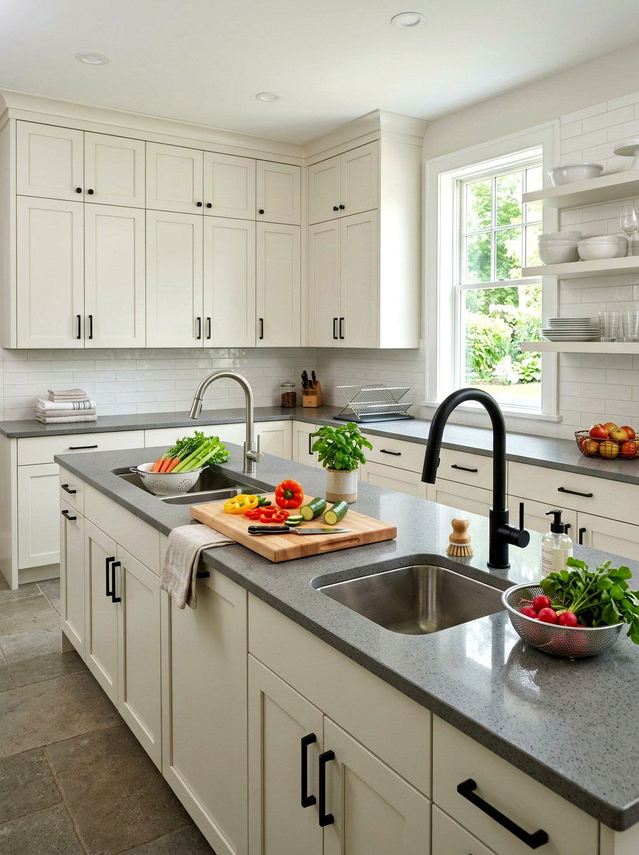 Scullery With Prep Sink And Faucet - 30 pantry scullery combo ideas