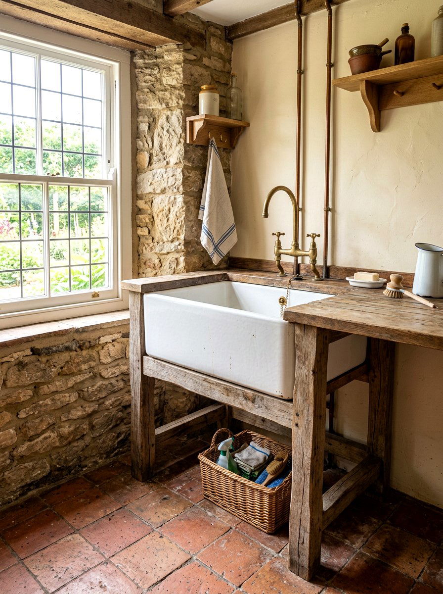 Scullery utility sink - 30 European unfitted kitchen ideas