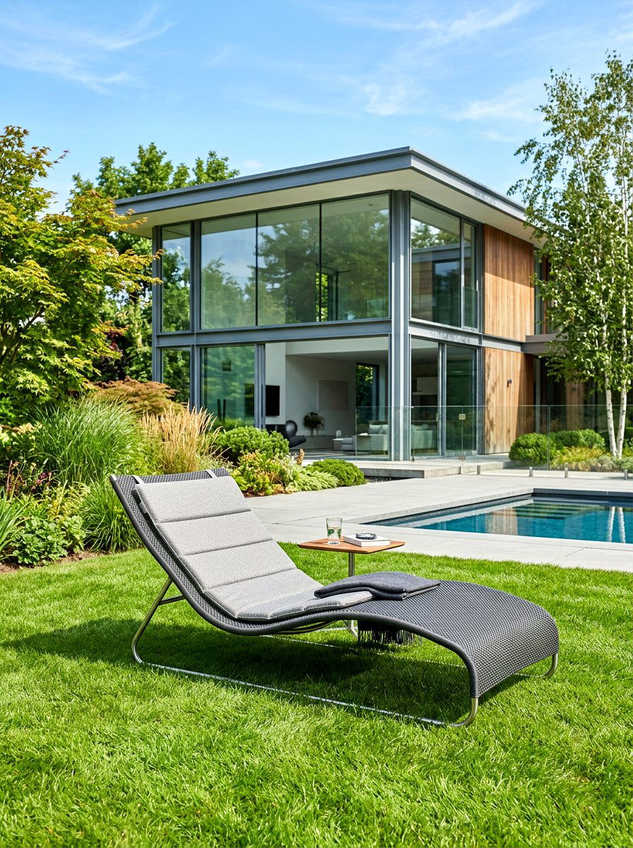 Sculpted Mesh Outdoor Lounge - 30 sculptural outdoor furniture ideas