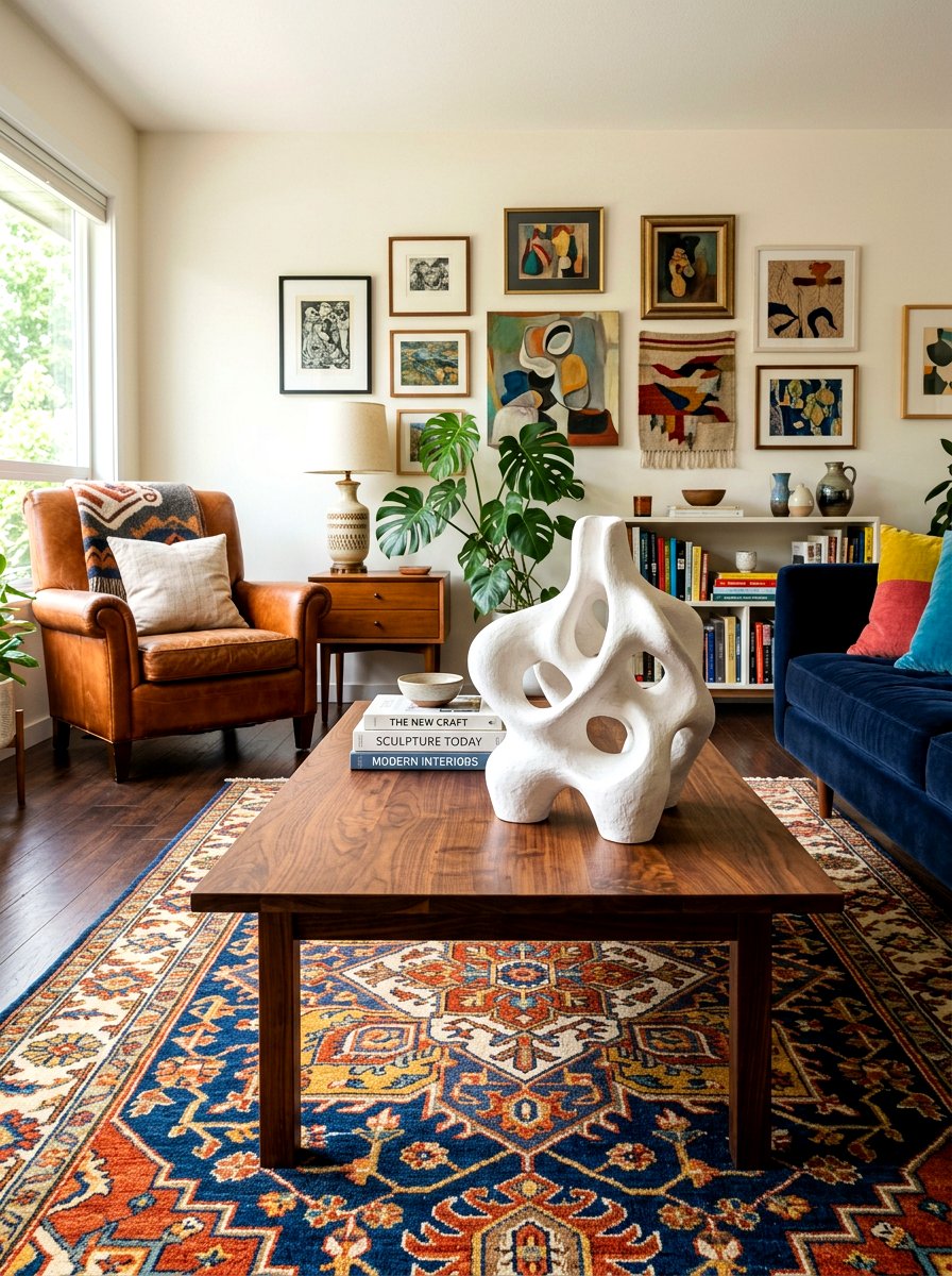 Sculptural Coffee Table Object - 30 coffee table styling ideas