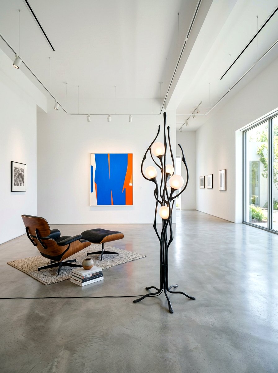 Sculptural Floor Lamp - 30 collected lamp lighting ideas
