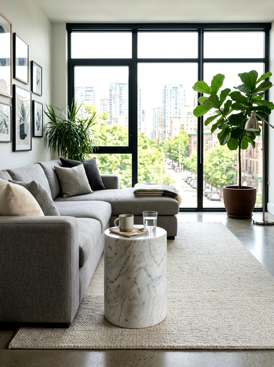 Sculptural Stone Stool - 30 accent stool ideas