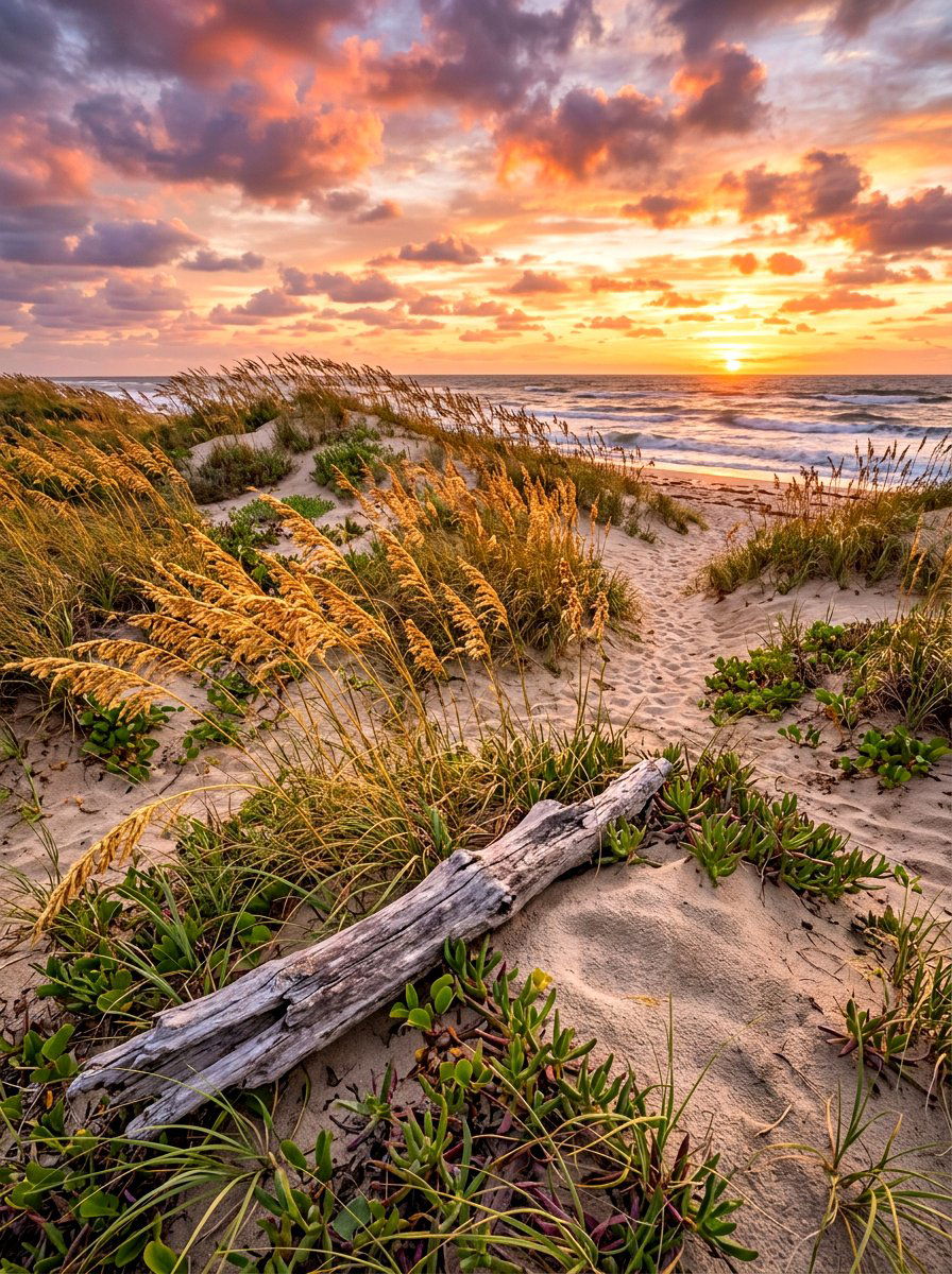 Sea Oat Sand Dune Garden - 30 coastal backyard ideas