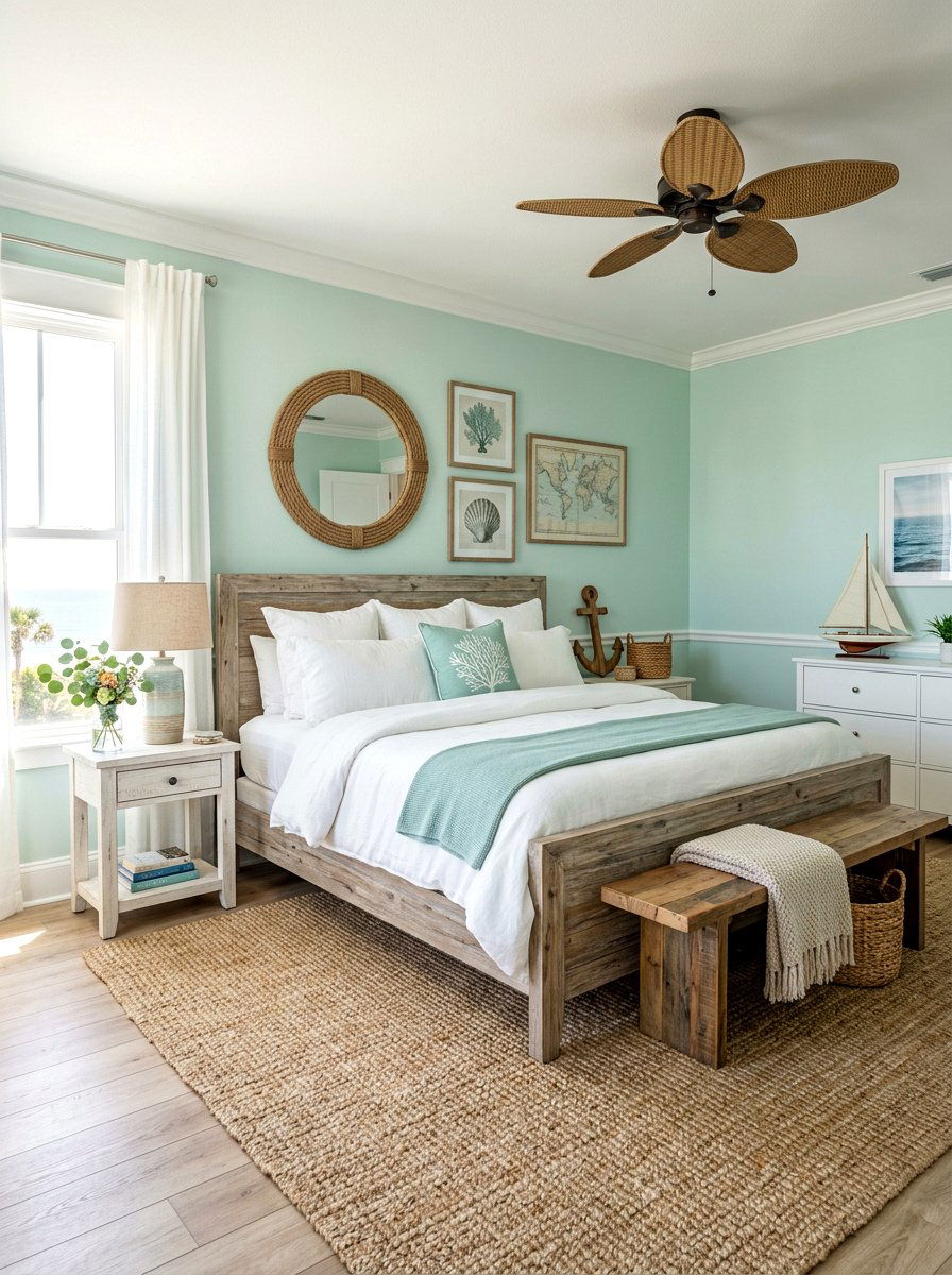 Seafoam Green Bedroom - 30 green bedroom ideas