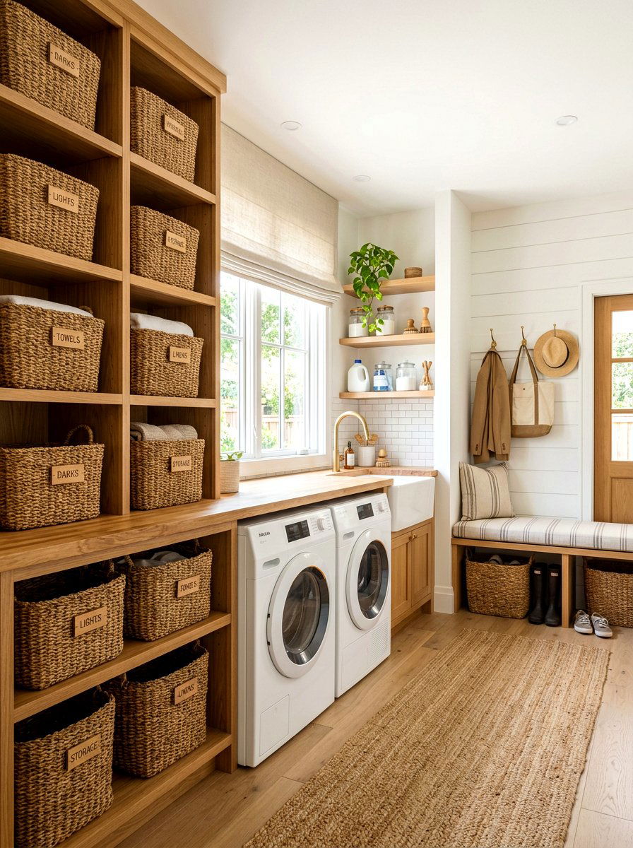 Seagrass Basket - 30 nontoxic home decor ideas